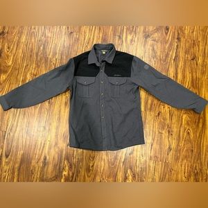 Eddie Bauer | Vintage Sport Shop Shirt Button Up Quilted Detail